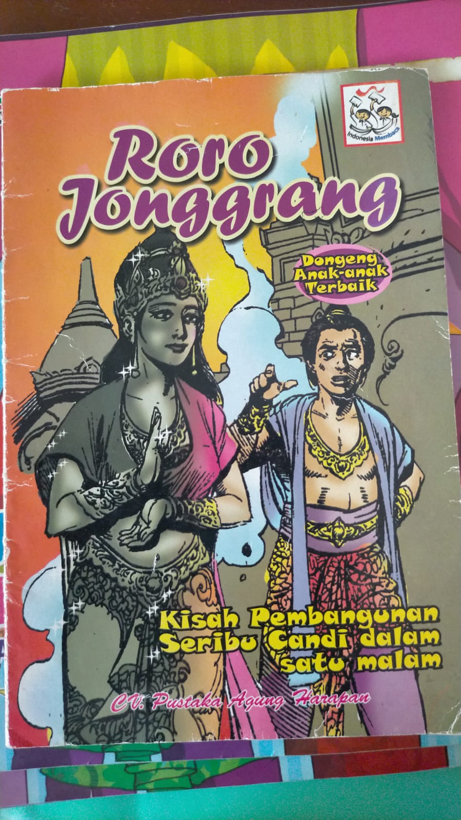 RORO JONGRANG= kisah pembangunan seribu candi dalam satu malam