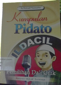Image of Kumpulan Pidato PILDACIL Pemilihan Da'i Cilik