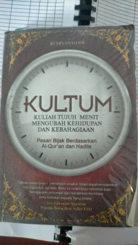 Image of KULTUM=  Kuliah Tujuh Menit mengubah kehidupan
